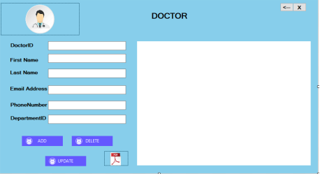 HMS using SQL Database